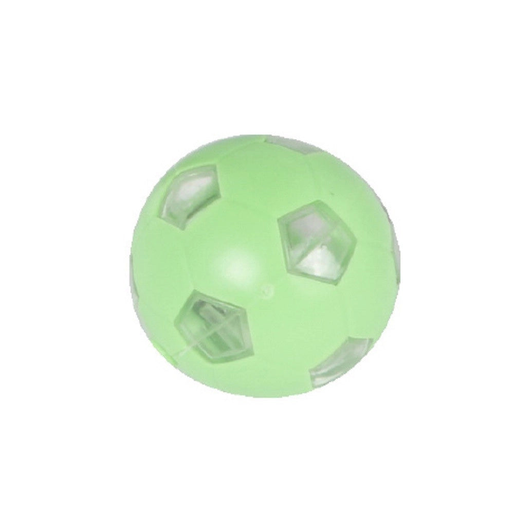 Trade Shop - Set 4 Pezzi Mini Torcia Portachiavi Led Pallone Da Calcio 35mm Tascabile Dt-2140 -