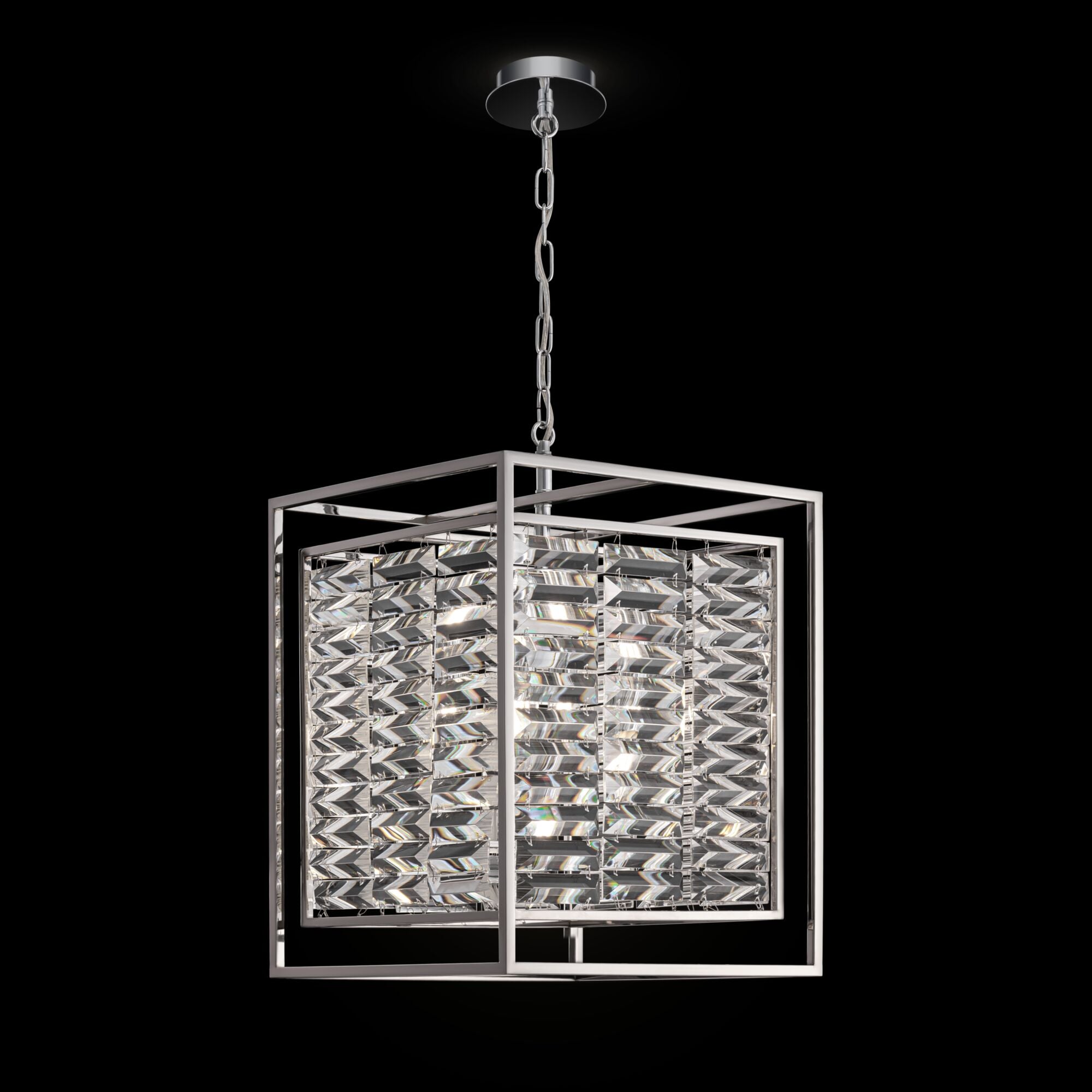 Lampada pendente Neoclassic in Metallo Tening Cromo