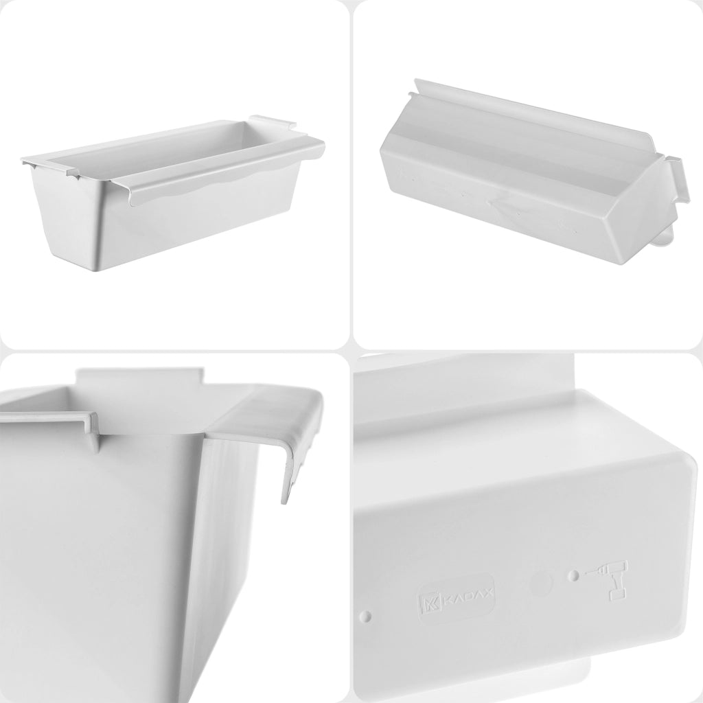 Vaso da fiori KADAX, vasi per Europallets, scatola da 40 cm, 12 pezzi