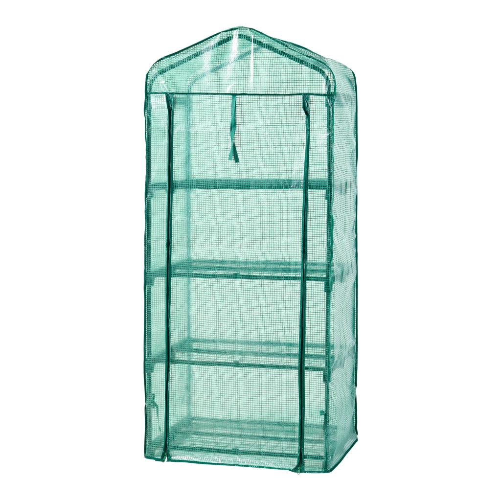 Serra da giardino a 4 livelli 158 x 69 x 49 cm Verde 03_0010542
