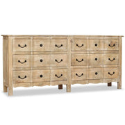 Credenza in Legno Massello di Mango 200x40x90 cm