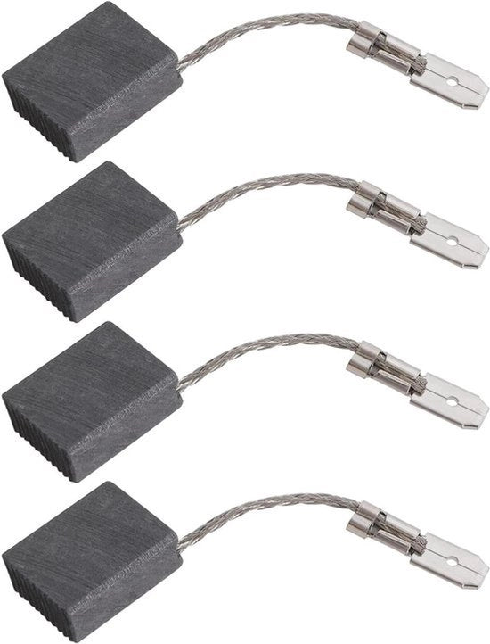 Set di sostituzione a spazzola compatibile - 4 pezzi - Sostituto di Serratura a Croce - Dimensioni 15mm x 12.5mm x 6mm - Larghezza 0.25" - Altezza 0.47" - Lunghezza 0.6