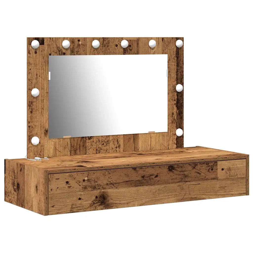 Tavolo da Trucco Marrone 100 x 40 x 70 cm Legno multistrato 865242