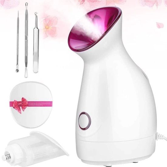Stomiatore per il viso - Stomiatore facciale - Sauna facciale - Pulitore dei pori - Pulitore del viso - Stomiatore ad aria calda