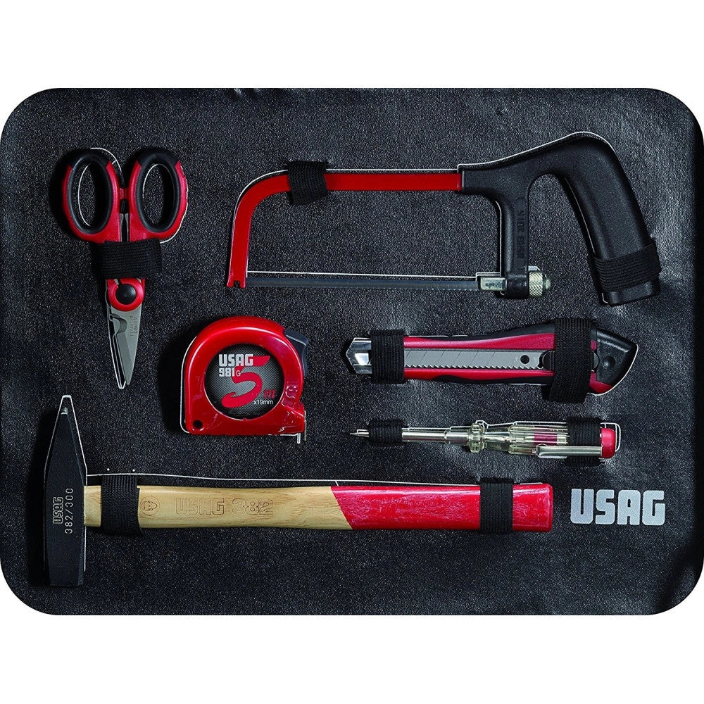 Trade Shop - Valigia Con Set Kit Assortimento Utensili X Manutenzione Usag 002 Jm 183 Pezzi -