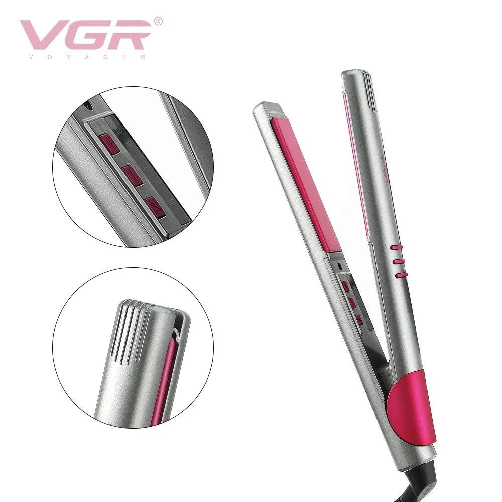 Trade Shop - Piastra Capelli Professionale Vgr V-580 Ceramica Lisci & Styling Parrucchiere -