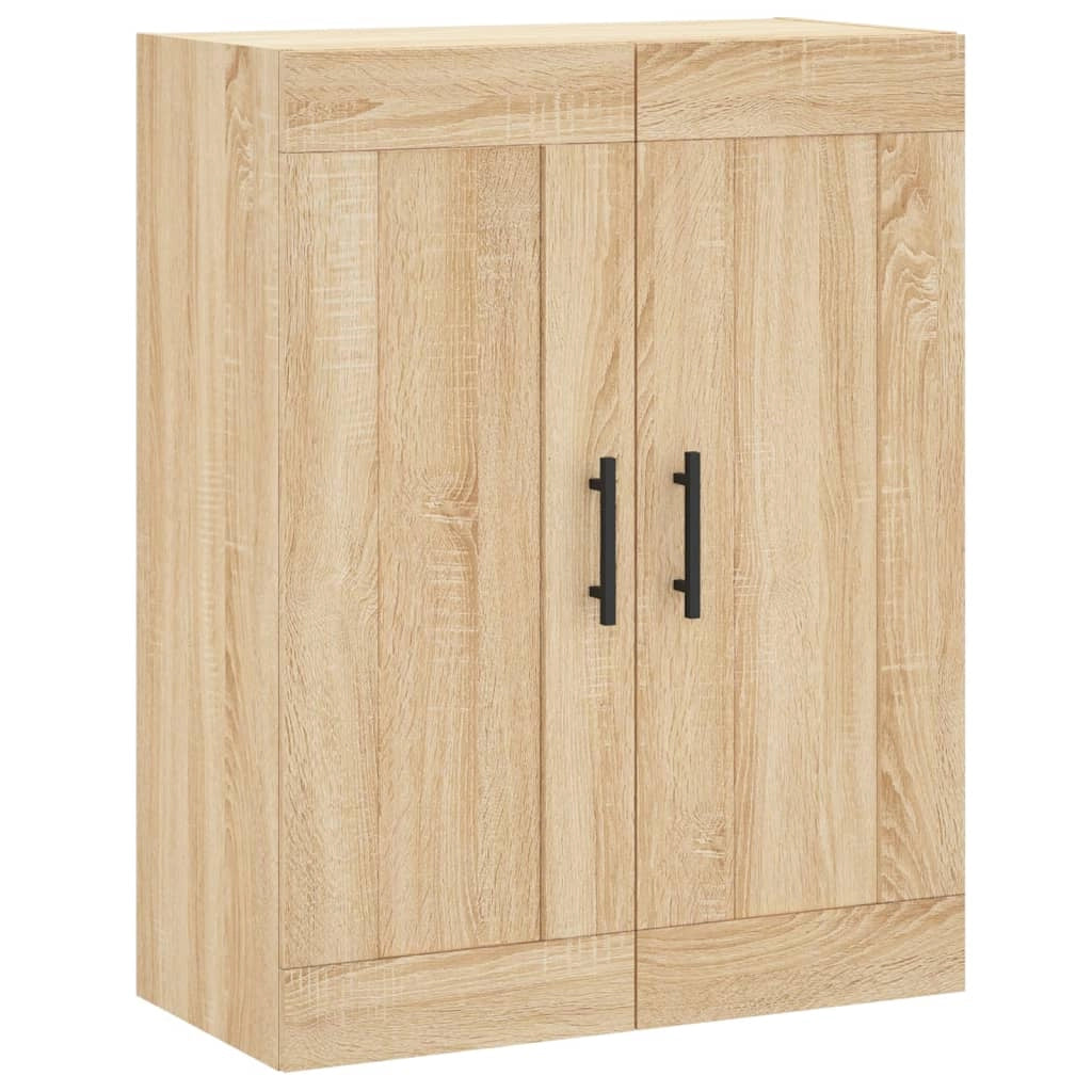 Buffet credenza cassettiera armadio mobile contenitore organizer cucina soggiorno salotto rovere Sonoma alto 69,5 x 34 x 180 cm legno ingegnerizzato marrone 02_0034139