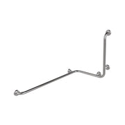 Maniglia angolare con verticale laterale universale 110x60x60h inox lucido