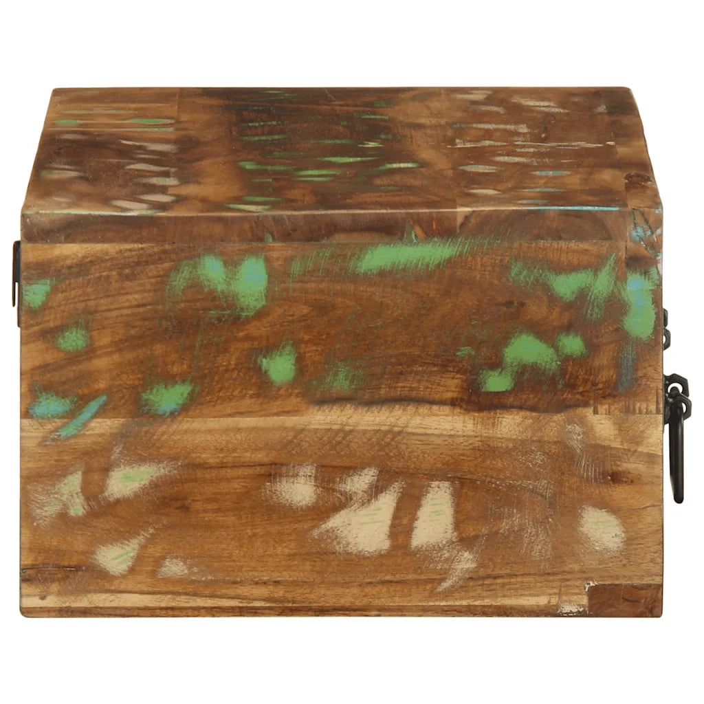Mobile TV a Parete-Mobile TV a Muro 60x30x19 cm in Legno Massello di Recupero 476949