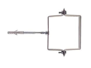 COLLARI PER PLUVIALI QUADRI SCP-V- - SCP-V mm.100x100  tassello ø mm.10 - 10 pezzi FISCHER