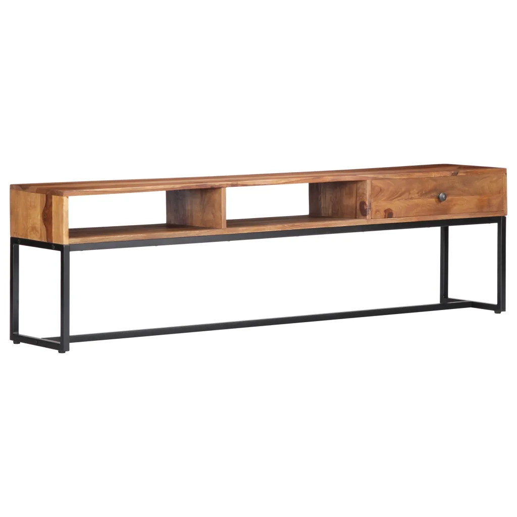 Mobile Porta TV 160x30x45 cm in Legno Massello di Acacia 247466