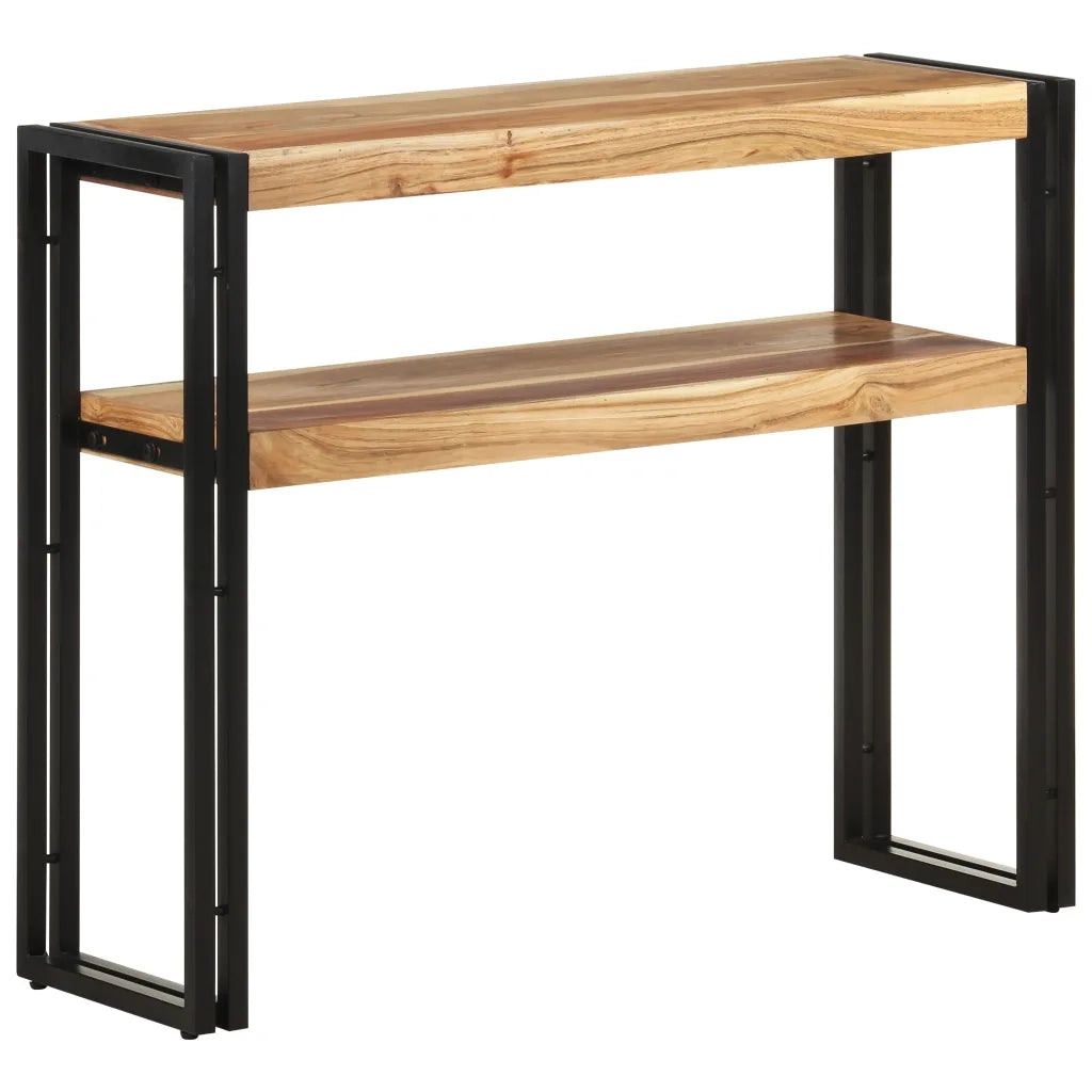 Tavolo Consolle 90x30x75 cm in Legno Massello di Acacia cod mxl 57211
