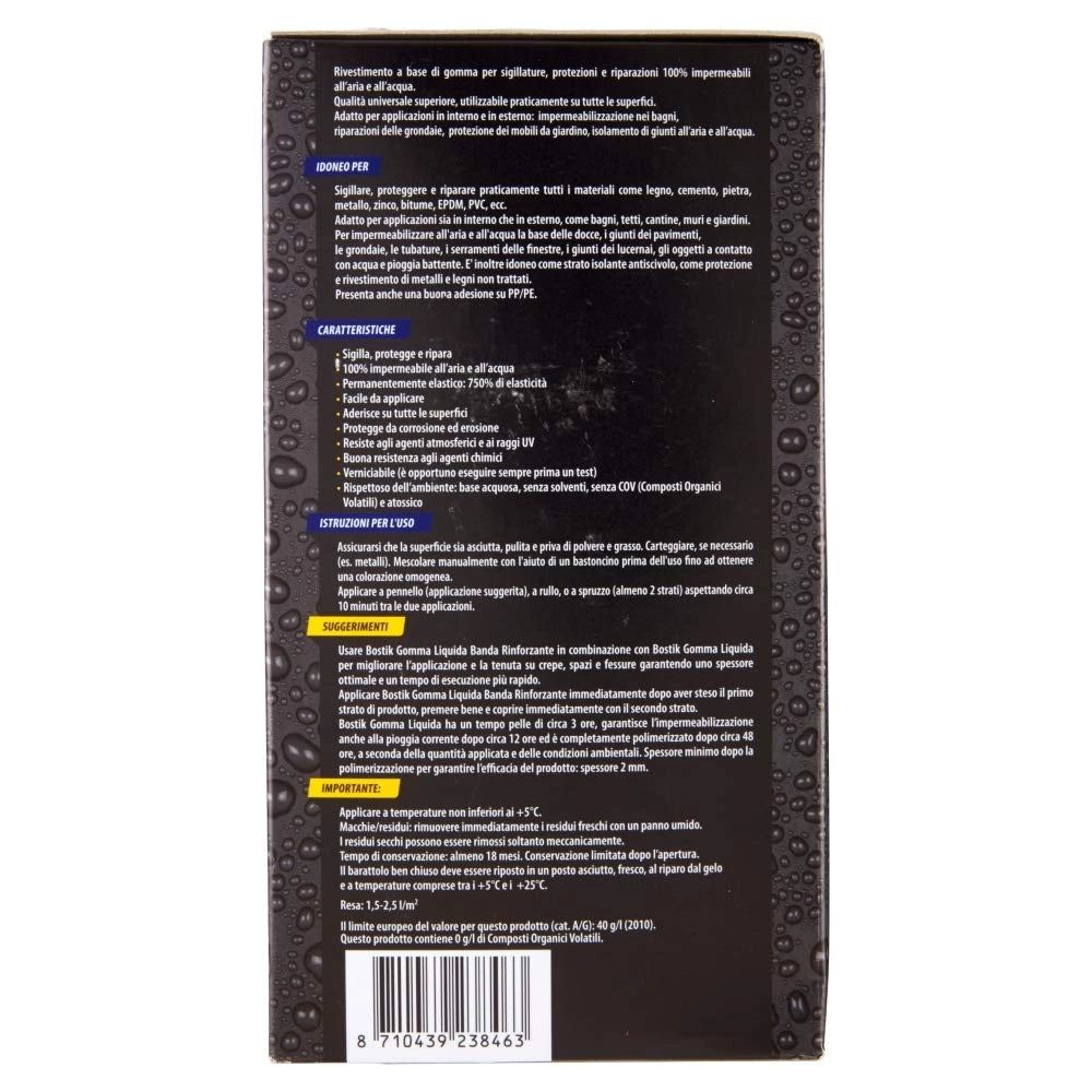 Bostik Gomma Liquida Kit Riparazione