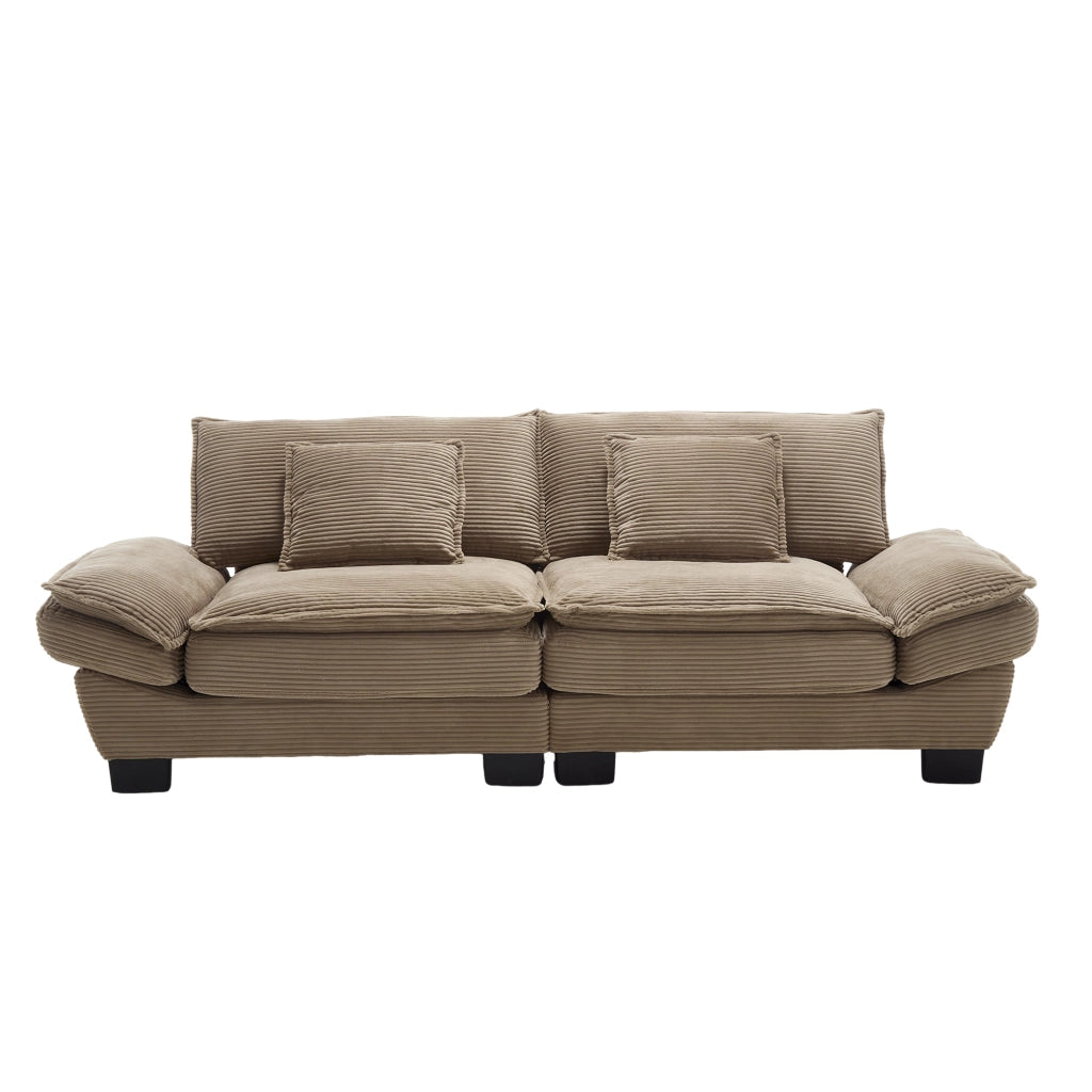 Divano Letto Matrimoniale con Cuscino ¨C MINIMAL ¨C Khaki