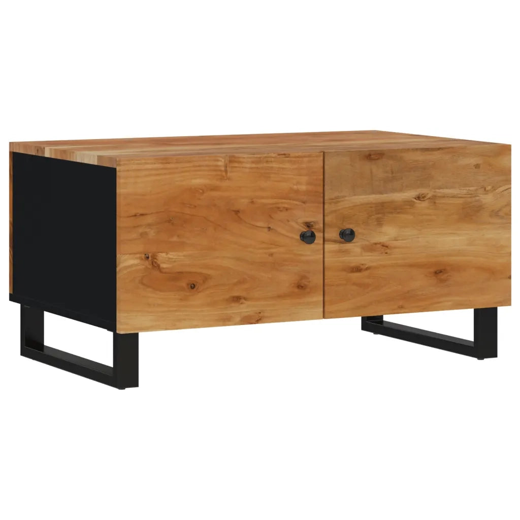 Tavolino da Soggiorno-Tavolino da Salotto-Tavolo 80x50x40 cm Massello Acacia e Multistrato 437921