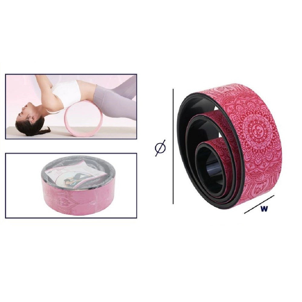 Trade Shop - Cerchio Per Yoga Anello Trazioni Fitness Pilates Ruota Addestramento Posteriore -