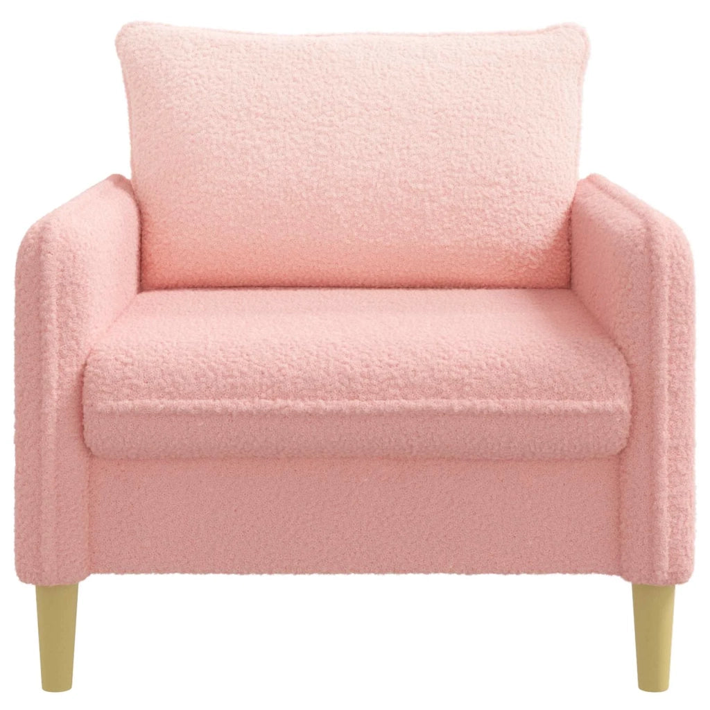 Poltrona XL Rosa Bouclé 42043551