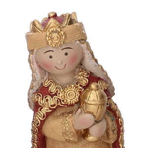 Natività resina set 11pz cm xh13