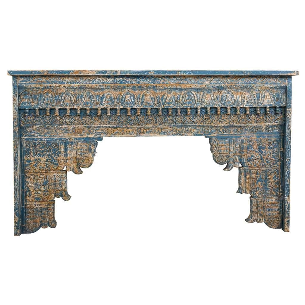 Mobile da ingresso in legno fatto a mano 160x40x90