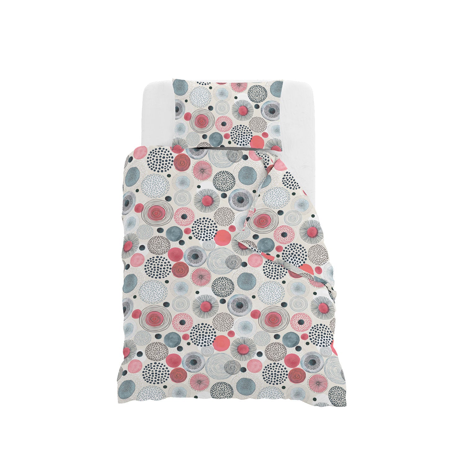 Copripiumino Singolo con Stampa sul Sacco e Federa Linea River Elba