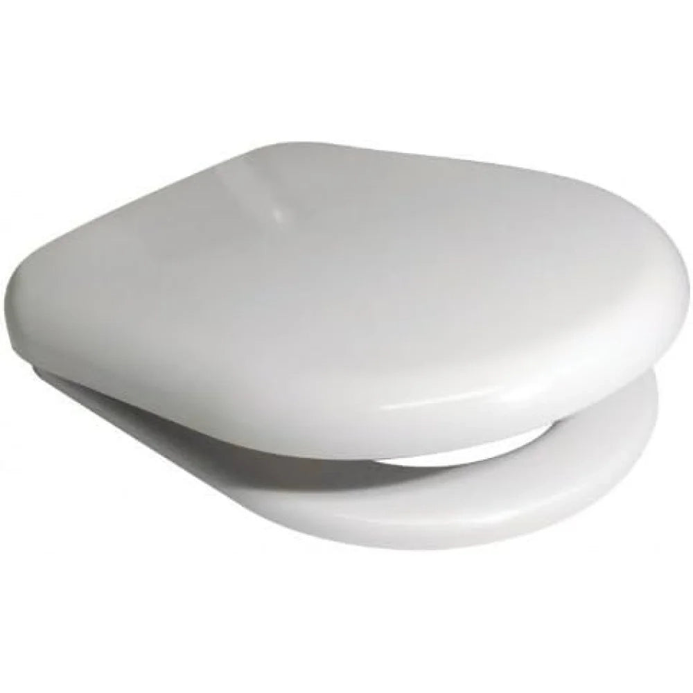 Euroshowers 86511 - sedile wc a forma di d, con fissaggio standa