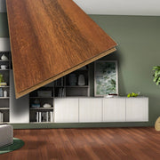 Pavimento in laminato 7mm Click Spazzolato DOUSSIE MERBAU 197x1205 - 10 anni garanzia (prezzo al m²)