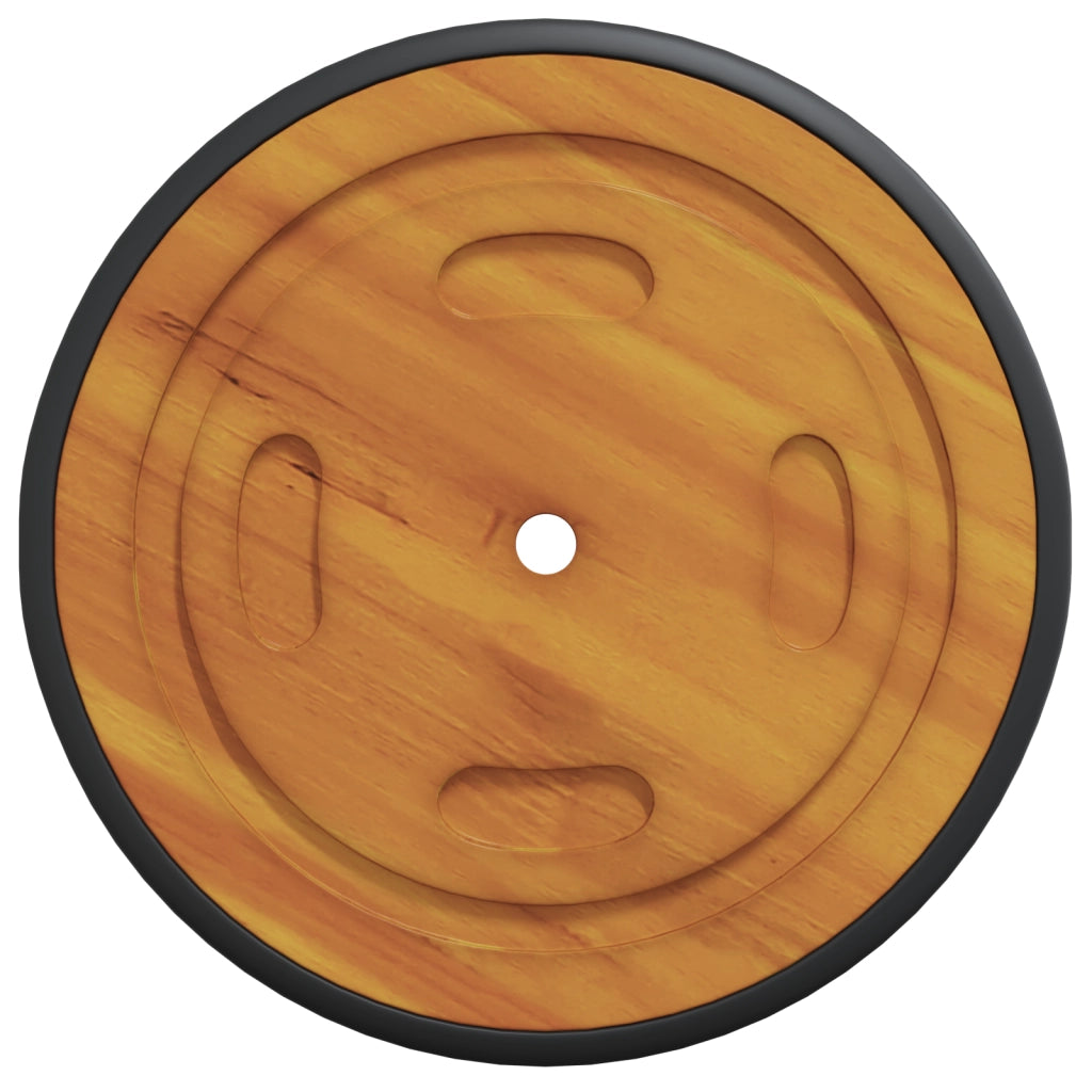 Ruote di Ricambio per Lettini Solari 2 pz 20.5 cm in Legno Massello di Acacia
