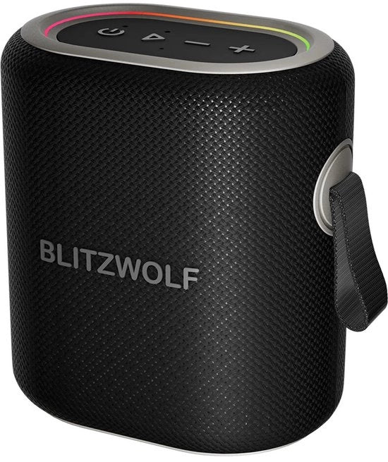 Paralume Bluetooth Soundbar Portatile - Stereo TWS - Altoparlante - Paralume Bluetooth Speaker Esterno - 10W - Nero