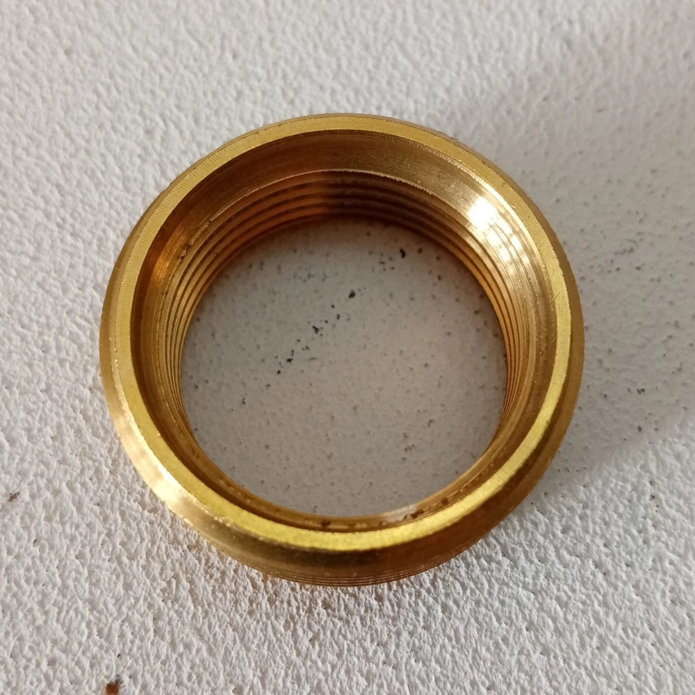 Ghiera riduzione da 3/4 x 1/2 ad anello in ottone giallo