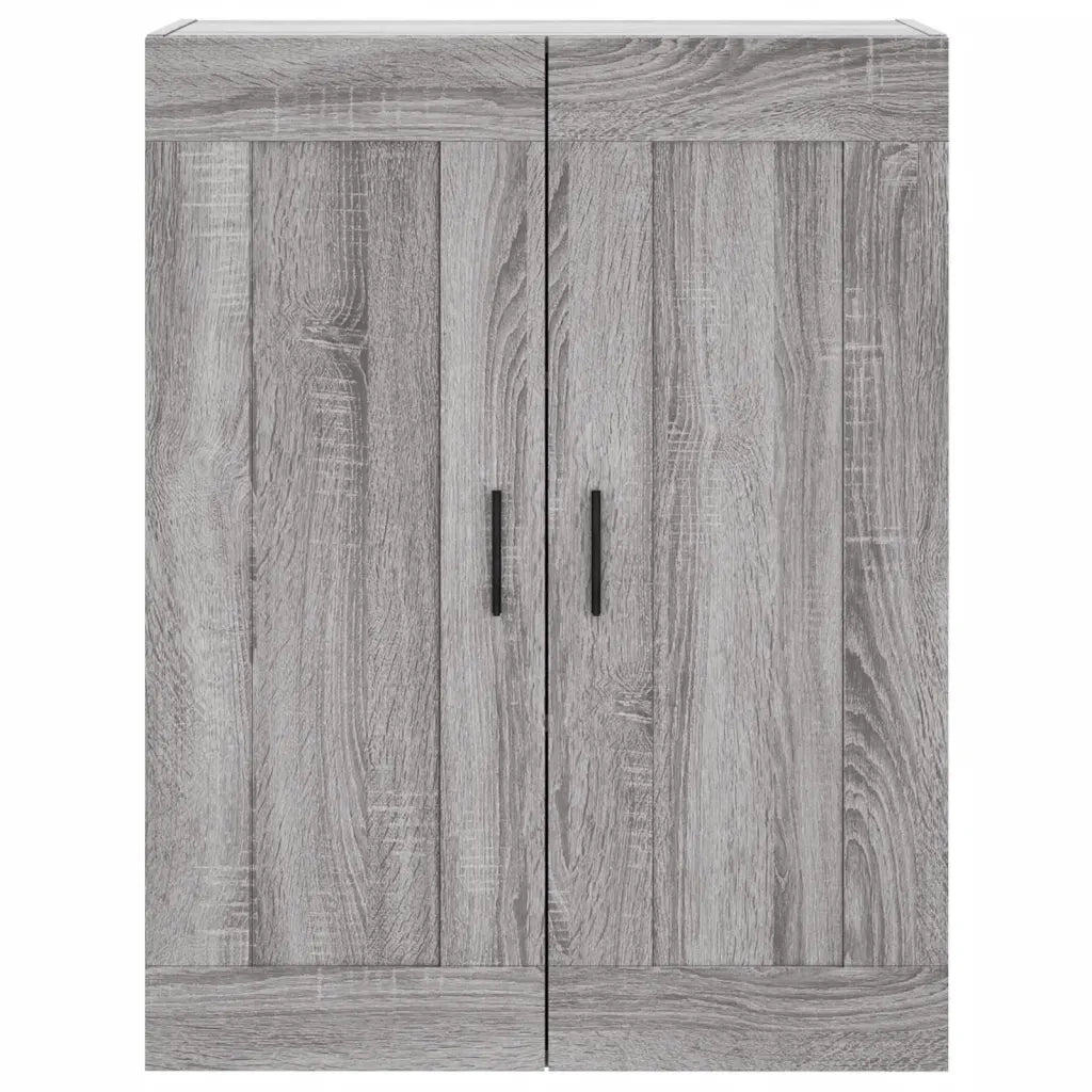 vidaXL Credenza Grigio Sonoma 69,5x34x180 cm in Legno Multistrato