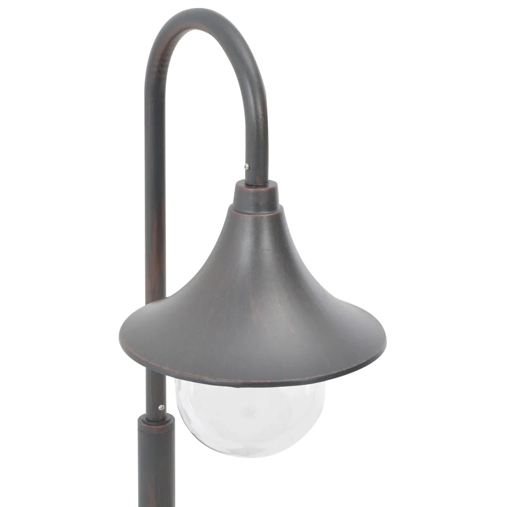 Lampione da Giardino E27 120 cm in Alluminio Bronzo 44211