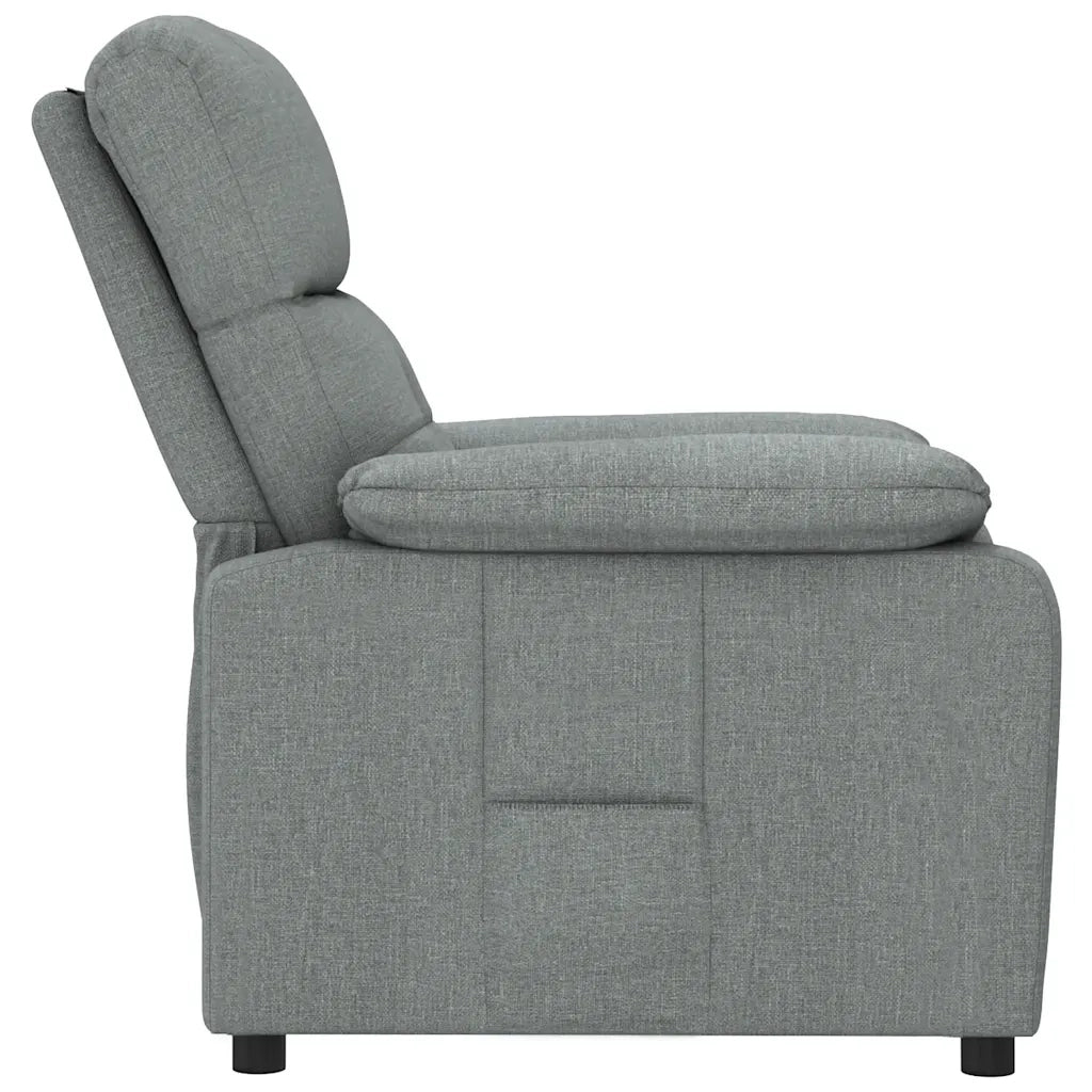 Poltrona Reclinabile Grigio Scuro in Tessuto cod mxl 16737