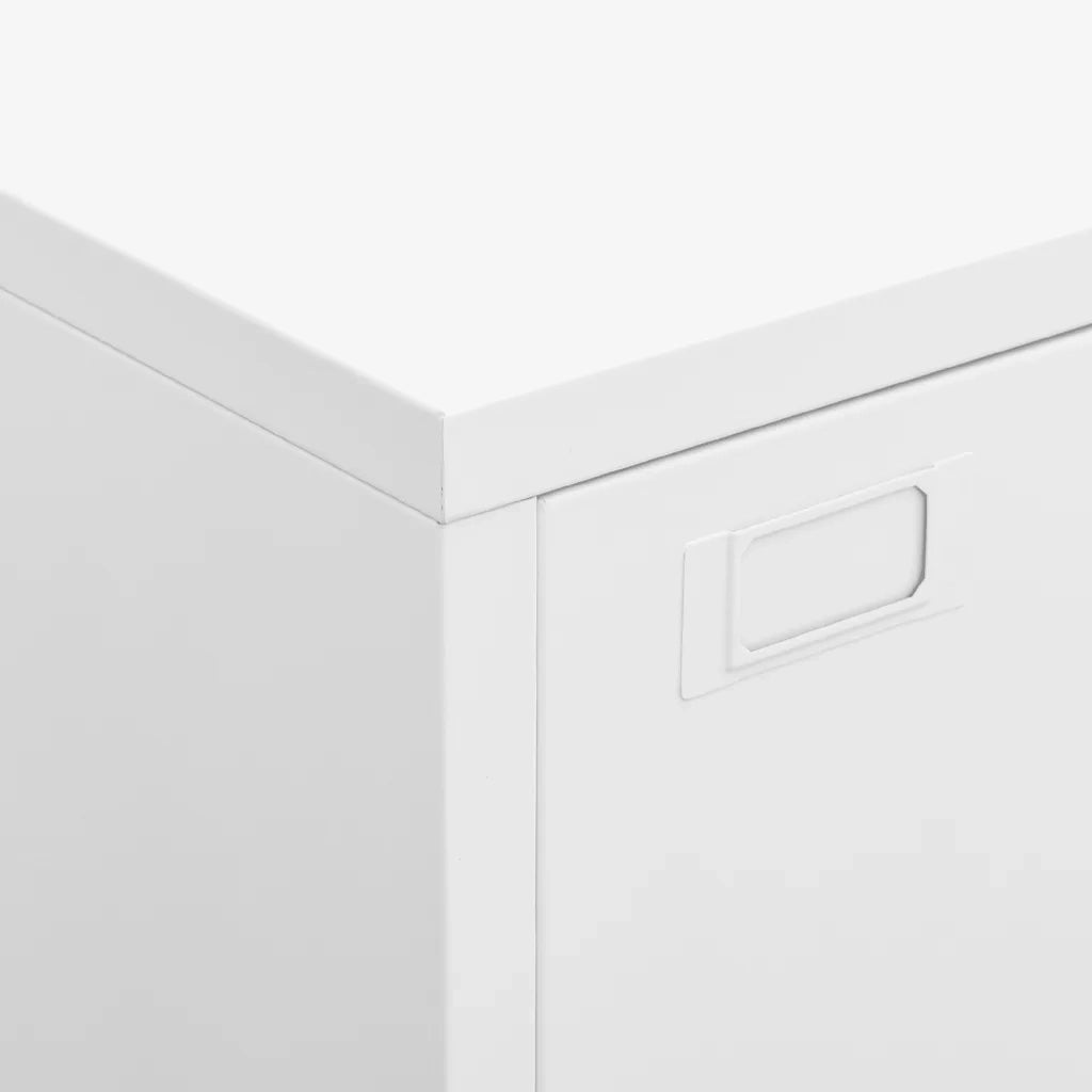 Armadio Classificatore Industriale Bianco 75x40x115 cm Metallo cod mxl 46345