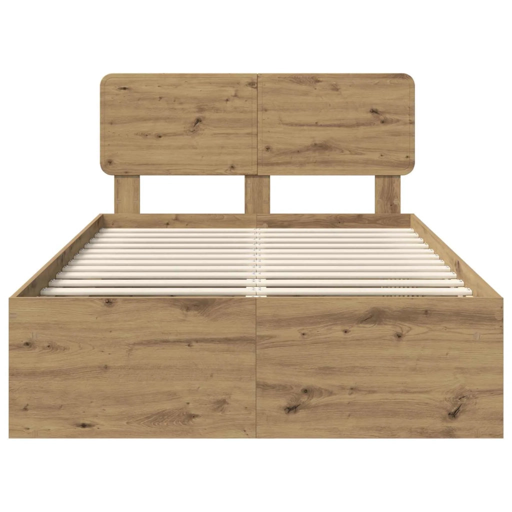 Struttura del letto-Giroletto Rovere Artigianale 120 x 190 cm 618771