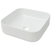 Lavabo da bagno 38 x 38 cm quadrato in ceramica bianco 02_0002525