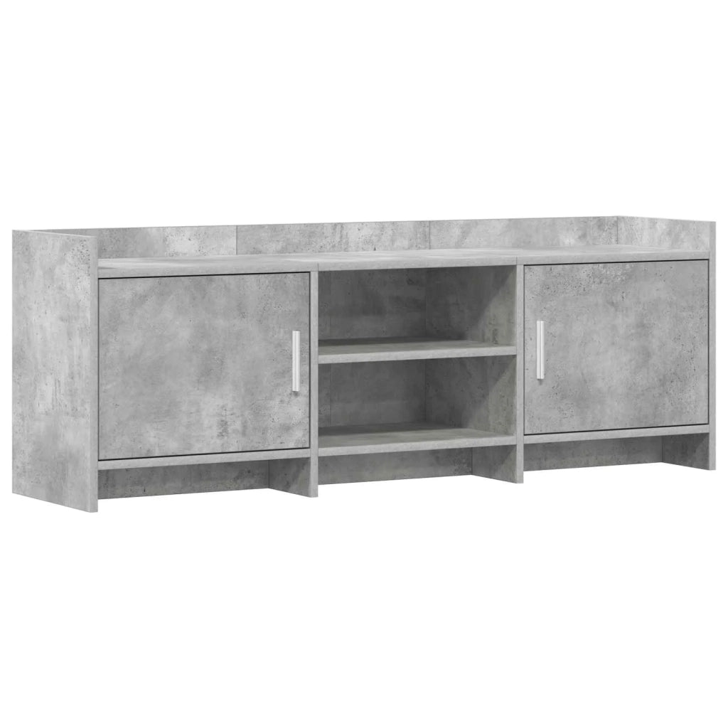 Mobile TV 130 x 33 x 47 cm Grigio Cemento Legno ingegnerizzato 8011174