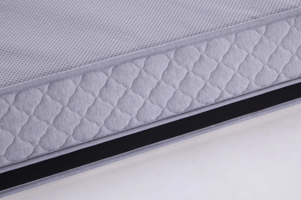 Materasso a molle insacchettate 140 × 200 cm ergonomico, 25 cm, bianco