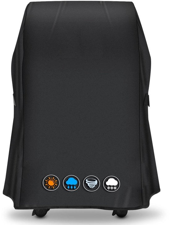 Asseccoletto per barbecue resistente all'acqua e al vento con protezione UV - facile da pulire - dimensioni 76 cm x 66 cm x 109 cm