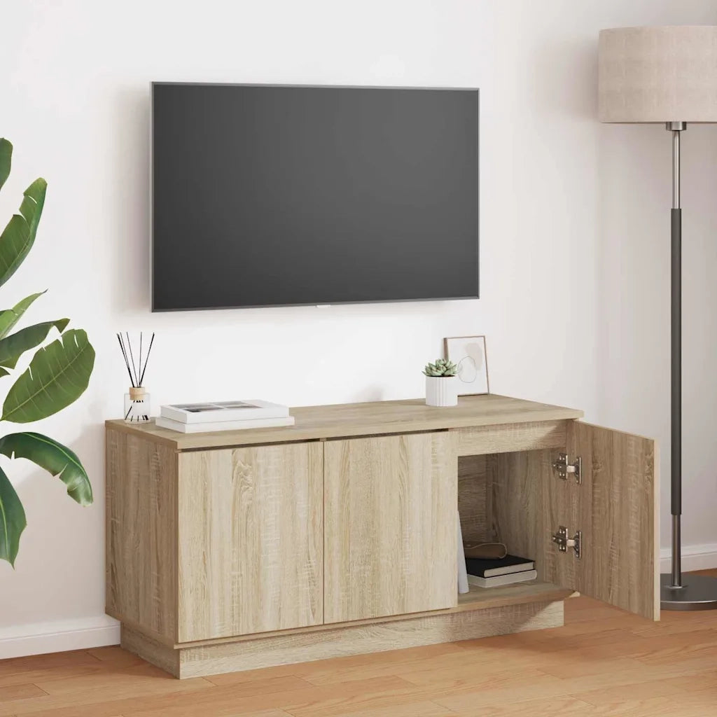 Mobile TV Rovere Sonoma 100 x 38 x 49 cm Legno multistrato 869668