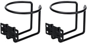 Set di Bicchieri in Acciaio Inossidabile da Parete - 2 Bicchieri - Montaggio a Parete - Adatto per Bateau/Jacht/Veicoli Commerciali - Inclusi 8 Accessori - Per Diverse Bevande