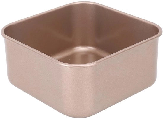 Piatti da forno profondi con rivestimento antiscivolo, stivaggio, duraturo, multifunzionale, finitura dorata, forma da forno