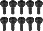 Ventielschacht 10 Stuks - Drukventiel TR415 - Gomma/Metallo - Nero - 48 mm - Duraturo e Pratico - Ventiello a Cinghia