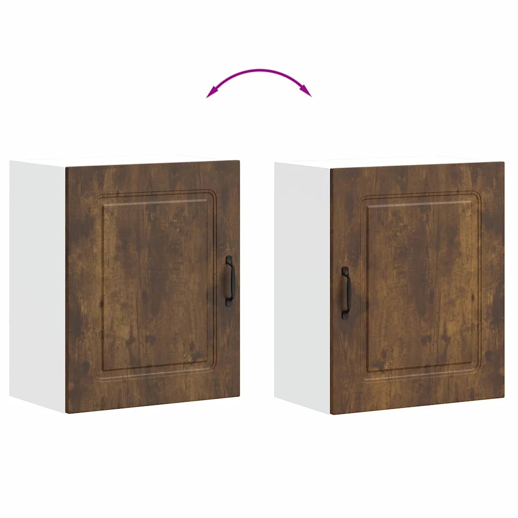 Pensile da cucina Kalmar in Legno Multistrato Rovere Fumo 853567