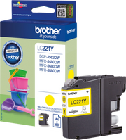Brother LC-221 cartuccia d'inchiostro 4 pz Originale Resa standard Nero, Ciano, Magenta, Giallo