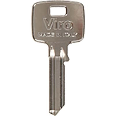 CHIAVE PIATTA VIRO 039A ORIGINALE - OTTONE NICHELATO- 10 pezzi