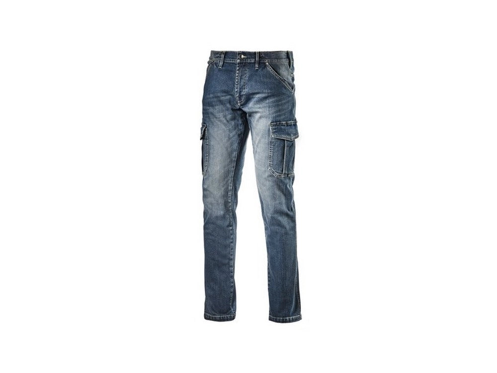 1paio pantalone jeans cargo denim col. blu mis. 30 (46) cod:ferx.vit42145