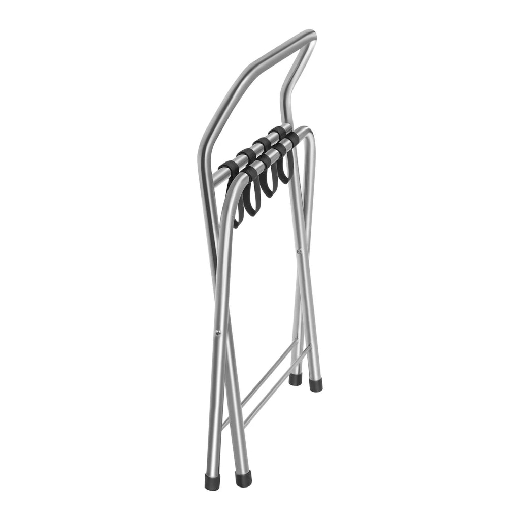 Portavaligie pieghevole per hotel (55x45x64cm capacità di carico 50kg acciaio inossidabile di alta qualità) 14_0004442