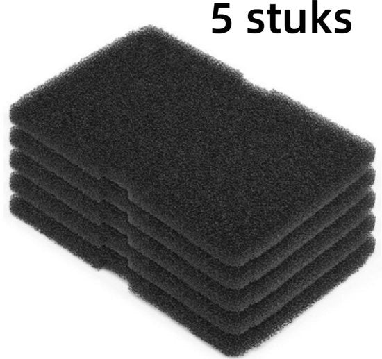 5x Asciugacapelli filtro - asciugacapelli - Adatto per Beko Elektra Grundig 2964840100 - filtro a spugna - Riciclabile（ 245x154x10mm）