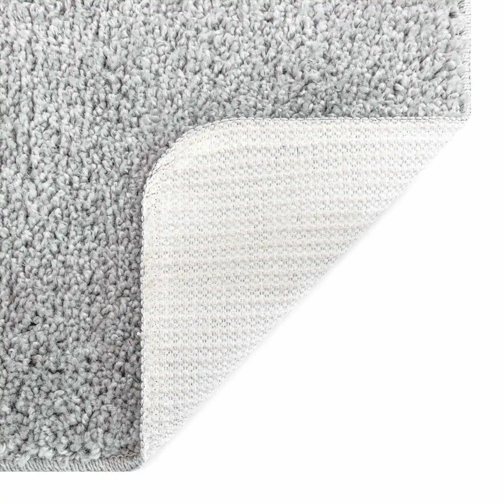 Set di tappetini antiscivolo per il bagno 3 pcs Grigio PP 4019865