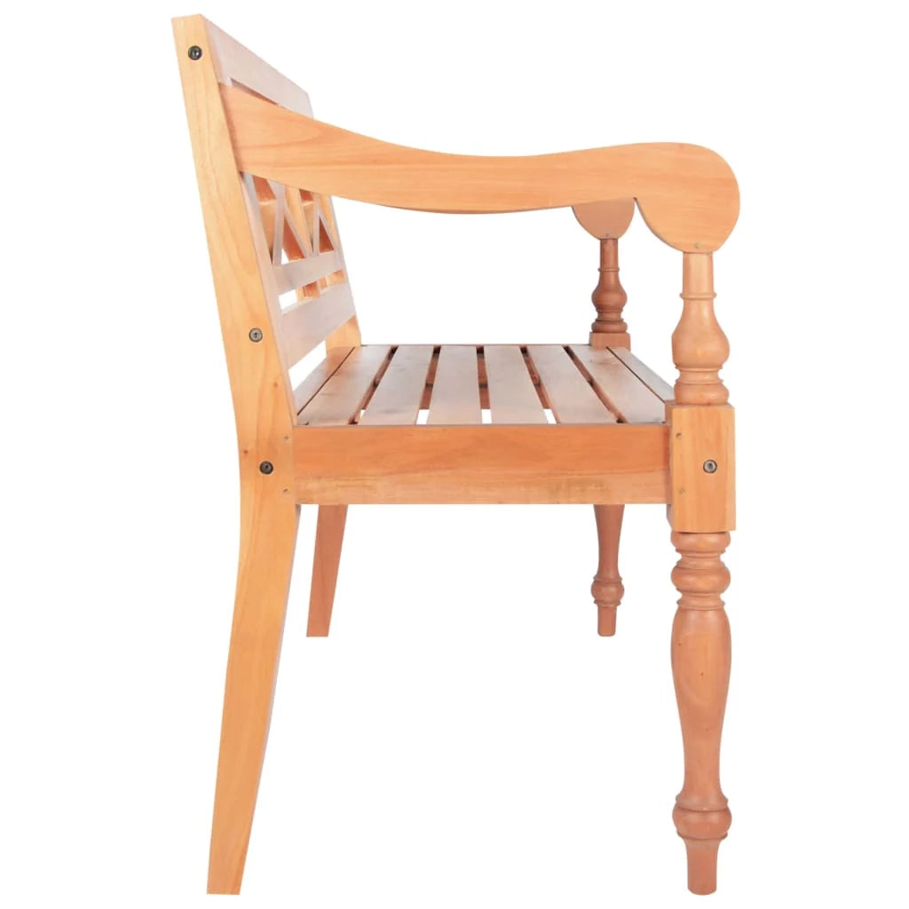 Panca/panca Batavia 98 x 50 x 82 cm legno massello di mogano marrone chiaro 02_0011008